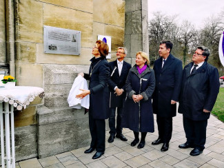 Enthüllung der Gedenktafel