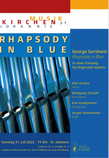 Rhapsody in Blue für Orgel und Jazztrio 