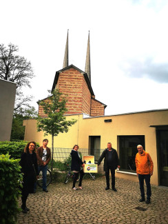 Im Bild v.l.n.r.: Barbara Bauner, Marc Sitkewit, Victoria Mauere, Hans Schmidt und Eberhard Grötsch